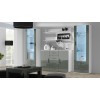 Cama display cabinet SOHO S1 white/grey gloss