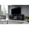 Cama TV cabinet QIU 160 MDF black gloss/black gloss