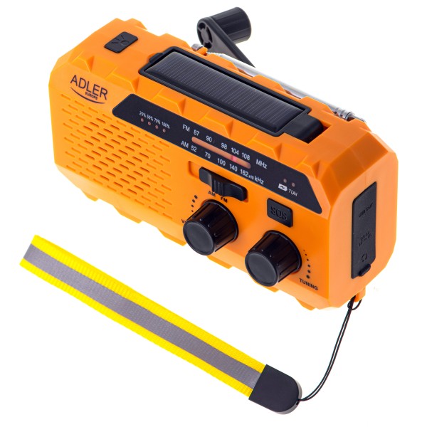 Adler | Portable radio with flashlight ...