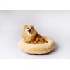 GO GIFT Shaggy cream XL - pet bed - 80 x 83 x 10 cm