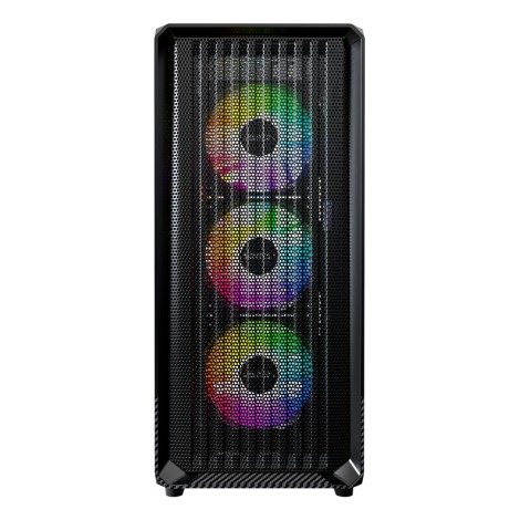 Case|MONTECH|X5|MidiTower|Case product features Transparent panel|Not included|Colour Black|X5(B)
