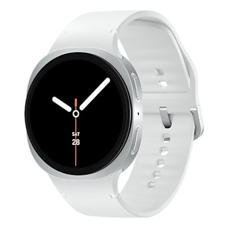 Samsung Galaxy Watch 8 3.81 cm (1.5") AMOLED 44 mm Digital 480 x 480 pixels Touchscreen Silver Wi-Fi GPS (satellite)