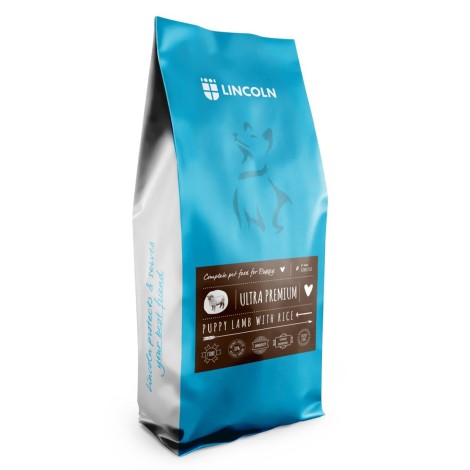 LINCOLN Ultra premium Puppy Lamb with rice - dry dog food - 12kg