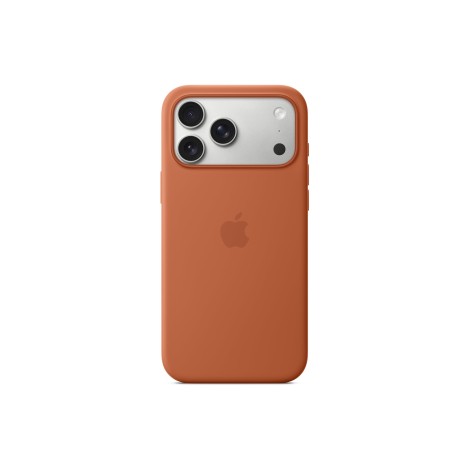 Apple iPhone 17 Pro Max Silicone Case with MagSafe – Terra Cotta | Apple