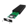 Raidsonic | ICY BOX IB-1816M-C31 External Type-C enclosure for M.2 NVMe SSD | Black