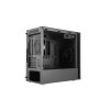 Cooler Master | Silencio S400 with Steel side panel | Black | Mini ITX, Micro ATX | Power supply included No