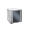 SOMI Networks | 6U, 19″ Network Wall Cabinet | 6U-60/40C | Gray | With Front Glass Doors; Assembled | Depth: 40 cm