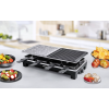 Rommelsbacher RCS 1350 raclette grill black/stainless steel | Rommelsbacher
