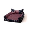 GO GIFT Dog and cat bed L - pink - 90x75x16 cm