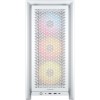 Corsair PC Case | Frame 4000D RS ARGB Modular | White | Mid-Tower | Power supply included No