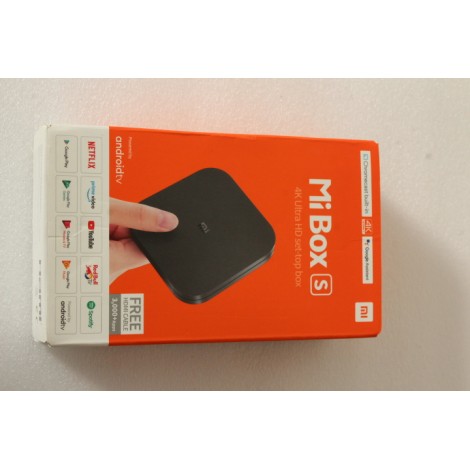 SALE OUT. Xiaomi Mi Box S MDZ-22-AB EU,  | Xiaomi | Mi Box S EU | USED, SCRATCHED, MISSING INNER PACKAGING | 1