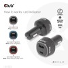 NB CHARGER CAR USB+USB-C/63W CAC-1922 CLUB3D