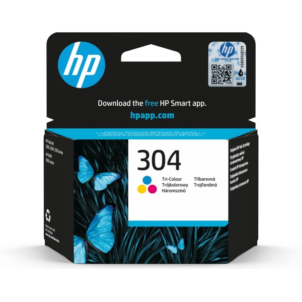 HP 304 Tri-color Original Ink Cartridge