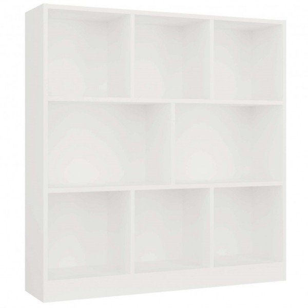 FIESTA 8P WHITE BOOKCASE