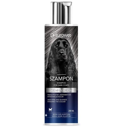 EUROWET Dark coat - shampoo for dogs - 200ml
