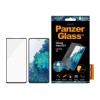 PanzerGlass | Samsung | Galaxy S20 FE CF | Glass | Black | Works with face recognition and is compatible with the in-screen fingerprint reader; Case Friendly | Clear Screen Protector