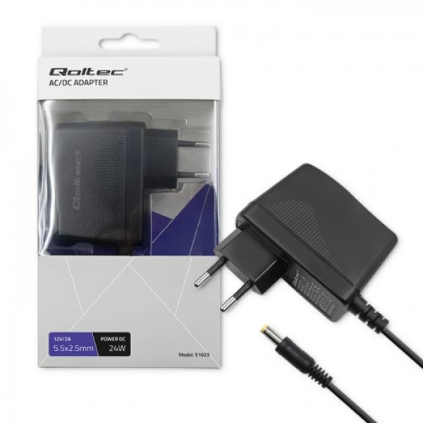 Qoltec 51023 power adapter/inverter Indoor 24 ...