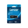 Lexar | Flash drive | JumpDrive S80 | 64 GB | USB 3.1 | Black