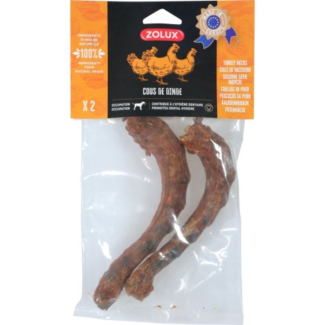 ZOLUX Turkey neck - chew for dog - 100g