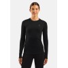 Koszulka damska ODLO Merino 160 BL Top Crew Neck l/s roz. M Czarna