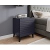 Bedside table NOVA 44x40x52 navy blue matt