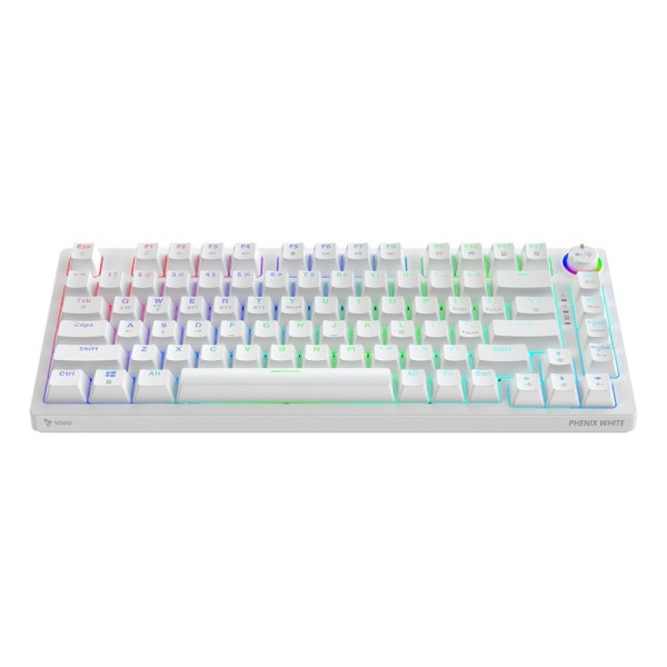 Savio Phenix WHITE GAT RED keyboard ...