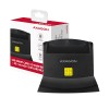 AXAGON CRE-SM2 USB-A Smart card & SD/microSD/SIM card StandReader, 1.3m