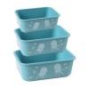 Stoneline | Awave Set of storage box | 21941 | Storage box | 3 pc(s) | Dishwasher proof | Turquoise