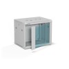 ALANTEC 19" 9U 600x450 wall-mounted cabinet, grey