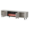 Cama Volare RTV cabinet 200 x 39 x 49 cm cashmere + fireplace