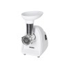 Mesko | Meat mincer | MS 4809 | White | 350 W | Middle size sieve; mince sieve; poppy sieve; plunger; sausage filler