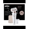Braun Epilator | SES9-030 3D Silk-Epilk 9 Flex | Operating time (max) 50 min | Number of power levels 2 | Wet & Dry | White/Rose