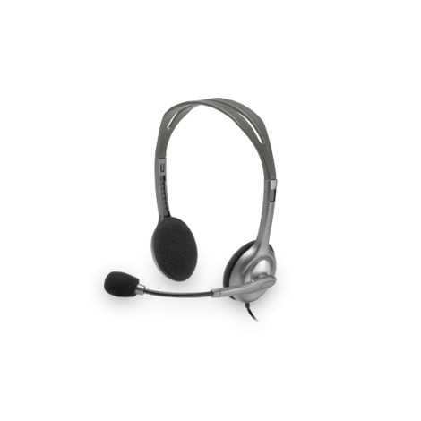 HEADSET STEREO H111/GREY 981-000593 LOGITECH