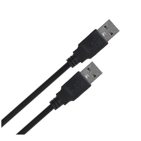 Lanberg CA-USBA-20CU-0010-BK USB cable 1m 2.0 USB A Black