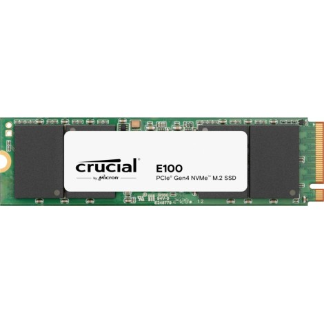 SSD|CRUCIAL|E100|2TB|M.2|NVMe|Write speed 4500 MBytes/sec|Read speed 5000 MBytes/sec|CT2000E100SSD8
