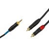 SSQ MiJRCA1 - cable mini stereo jack - 2x RCA, 1 metre