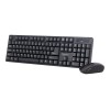 Gembird | Keyboard and mouse | KBS-W-01 | Keyboard and Mouse Set | Wireless | Mouse included | Batteries included | US | Black | 390 g | Numeric keypad