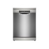 Dishwasher | SMS4HVI00E | Free standing | Width 60 cm | Number of place settings 14 | Number of programs 6 | Energy efficiency class D | Display | AquaStop function | Silver inox