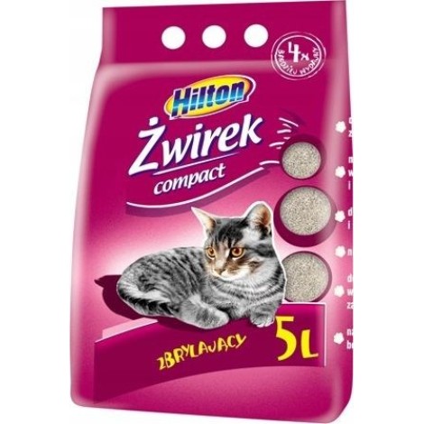 HILTON Bentonite Compact clumping cat litter - 5 l