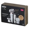 Braun Epilator | SES9-360 Silk épil 9 Flex 3D | Operating time (max) 50 min | Number of power levels 1 | Wet & Dry | White/Rose