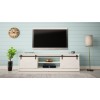 RTV GRANERO cabinet 200x56.7x35 white/gloss white