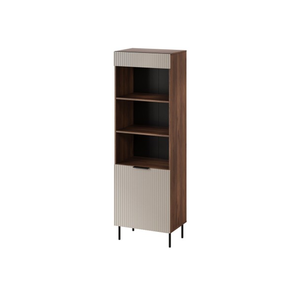 Cama 3 ALMERA bookcase 60x42x185 walnut/cashmere
