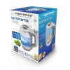 Esperanza EKK025W Electric kettle 1.7 L White, Multicolor 1500 W