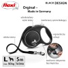 Flexi Black Design L 5 m Dog Retractable lead
