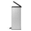 Curver Pedal Waste Bin Silver (443822 VidaXL) | Curver