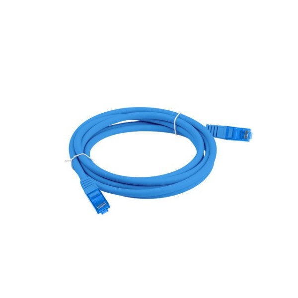 LANBERG PATCHCORD S/FTP CAT.6A 1M BLUE ...