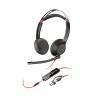 Poly Blackwire 5220 Stereo USB-C Headset +3.5mm Plug +USB-C/A Adapter