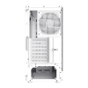 Gamemax Case | CLAW 460 WH | White | Mid-Tower | Power supply included No
