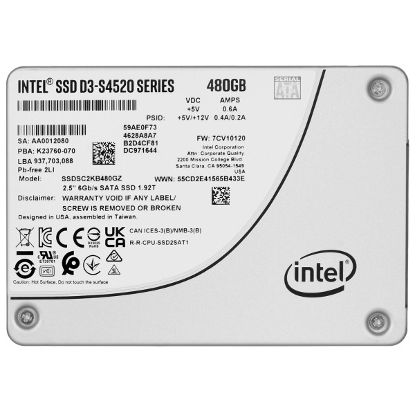 SSD Solidigm (Intel) S4520 480GB SATA ...