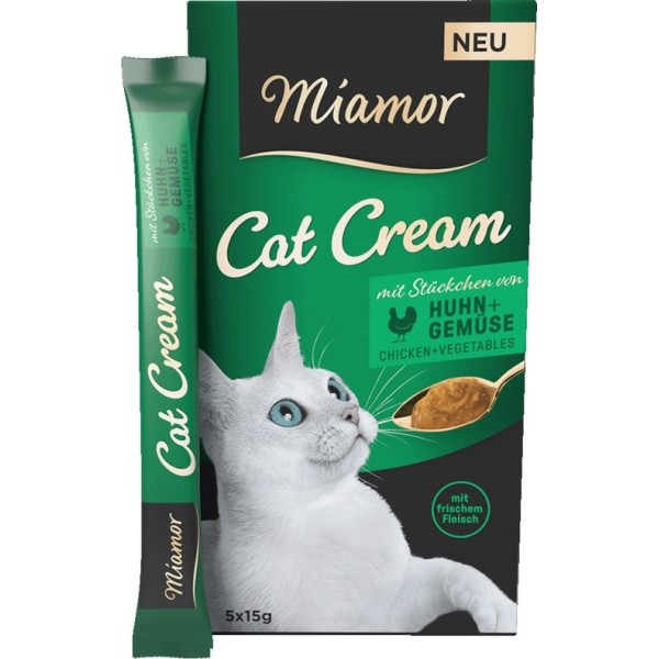 MIAMOR Cat Cream Chicken with vegetables ...